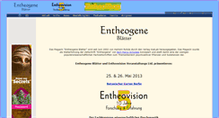 Desktop Screenshot of entheogene.de