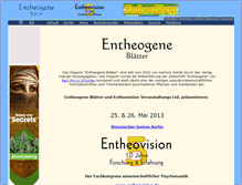 Tablet Screenshot of entheogene.de
